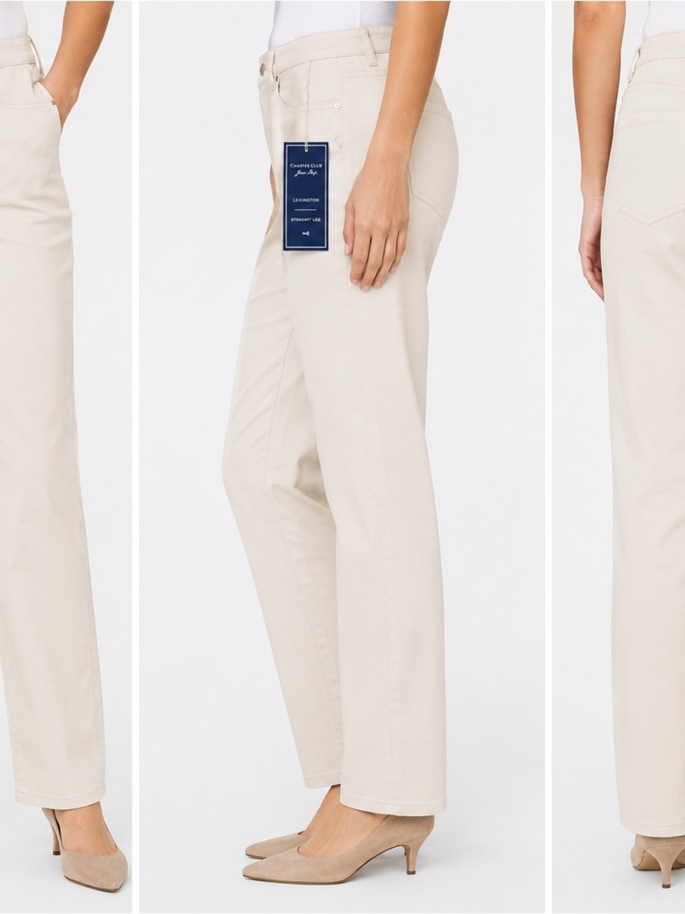 NWT Charter Club Lexington Straight Leg Pants Women’s Size 12